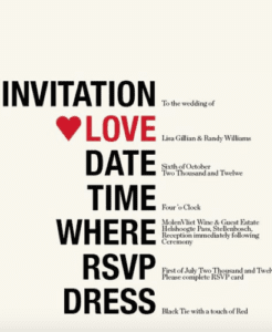 boda invitaciones