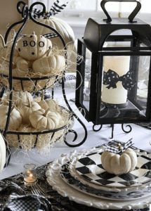 decoración Halloween mesa