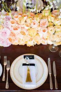 boda inspiración Gatsby mesa