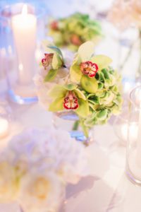 boda centro mesa orquidea