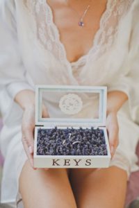 caja flores anillos boda