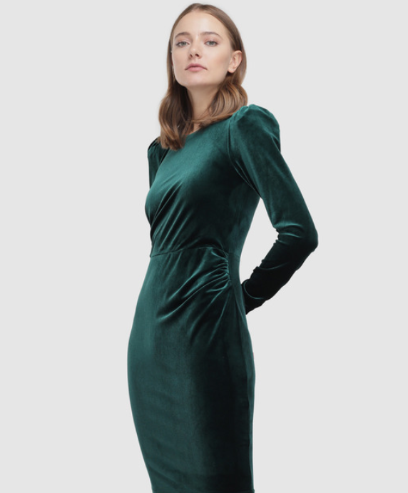 vestido terciopelo verde esmeralda nochevieja - Sophie Kors Weddings